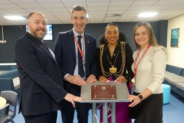 TMHS - Sixth Form Opening - Jan 2025 - Richard, James, Lord Mayor and Sam