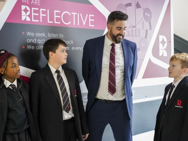 Rossett - Mr Milburn with Students - 2023 (3)